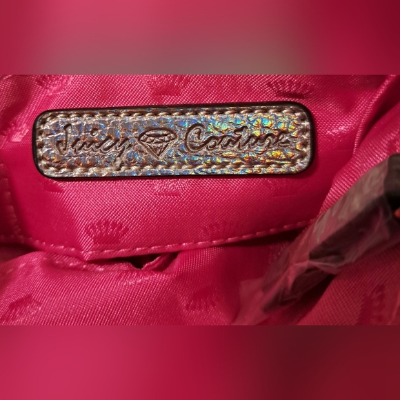 NWT Y2K Juicy Couture Rainbow Metallic Large 2 Pocket Wristlet Clutch Purse Bag - Picture 10 of 10